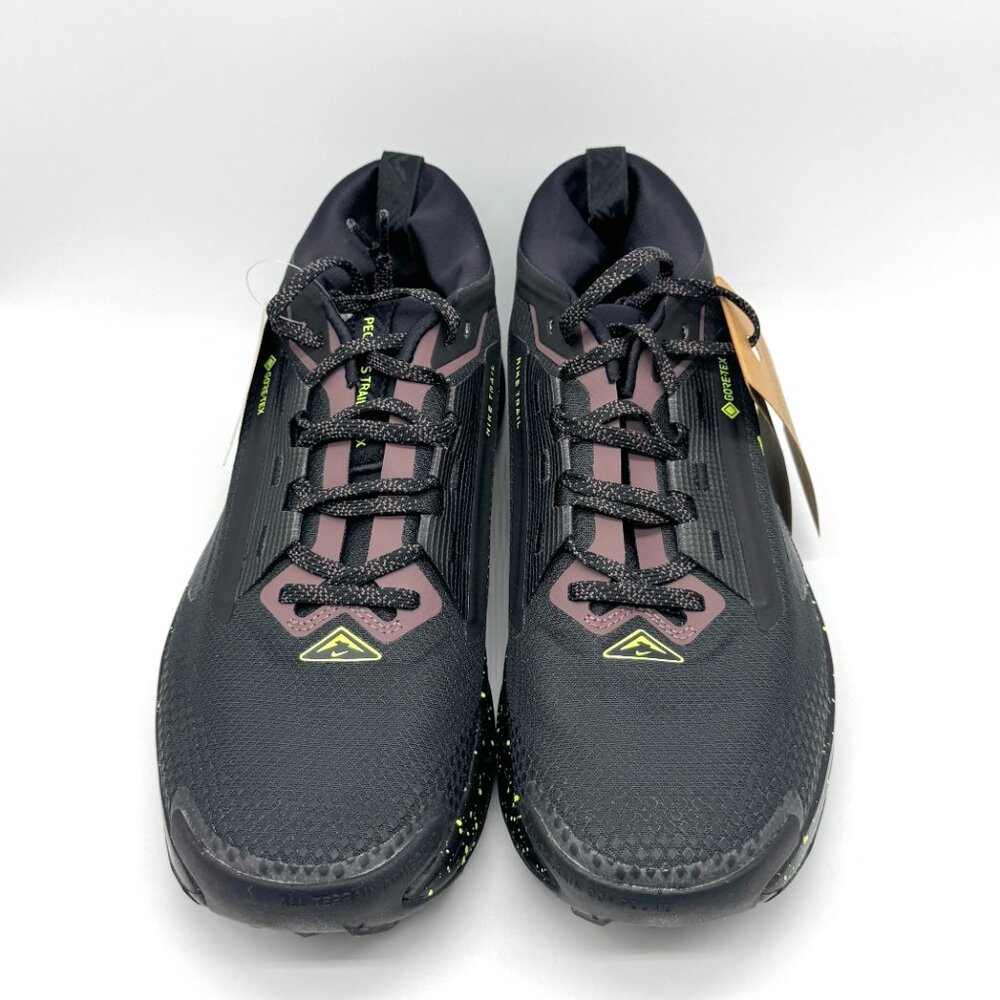 Nike Mens Pegasus Trail 5 GTX Black Volt Shoes Sz 10.5 New Outdoors FQ0908-014 - Picture 3 of 12